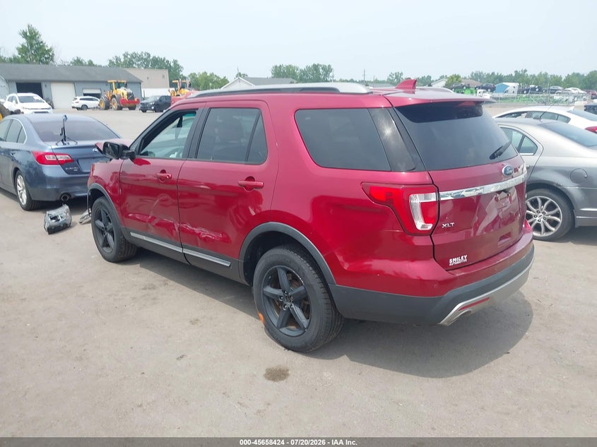Vin: 1fm5k8d84hga67987, lot: 46156996, ford explorer xlt 20173