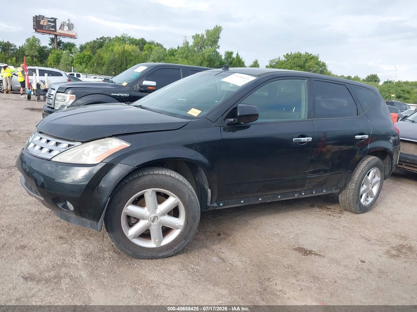 2003 Nissan Murano Se VIN: JN8AZ08T73W113684 Lot: 45658425