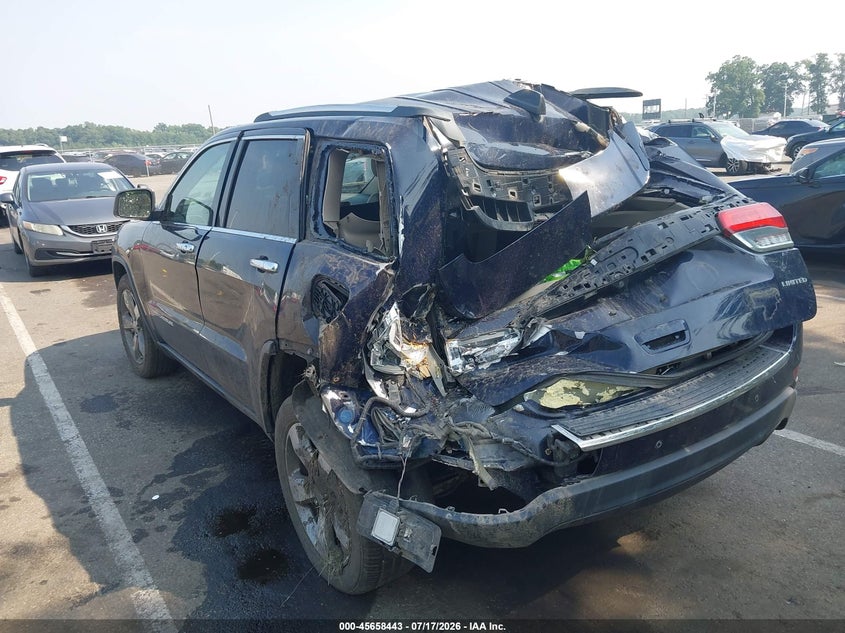 Vin: 1c4rjebgxgc464109, lot: 46157015, jeep grand cherokee limited 20163