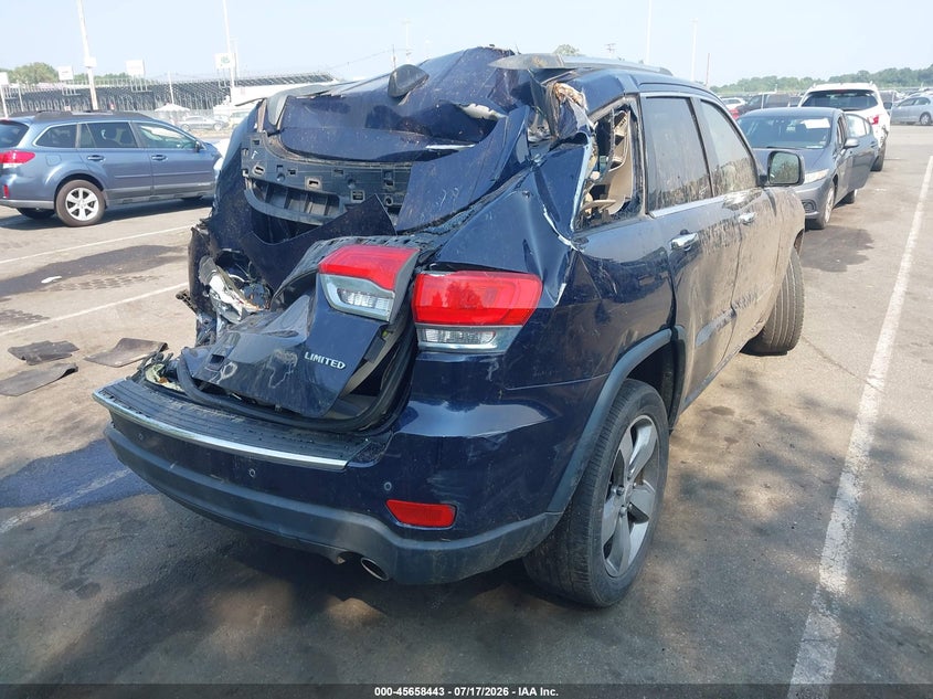 Vin: 1c4rjebgxgc464109, lot: 46157015, jeep grand cherokee limited 20164