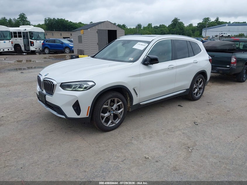 Vin: 5ux53dp05n9j79549, lot: 46157016, bmw x3 xdrive30i 20222