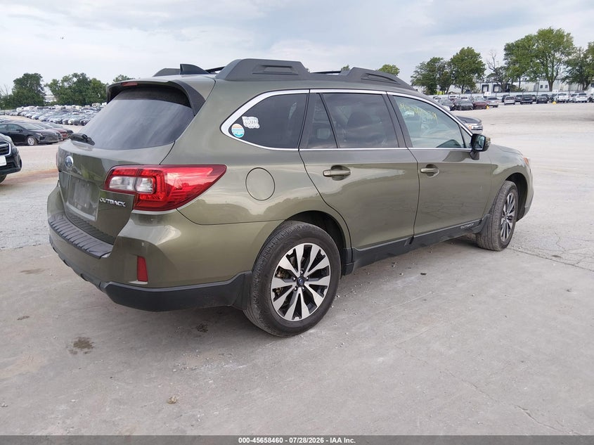 Vin: 4s4bsbnc2g3291512, lot: 46157032, subaru outback 2.5i limited 20164