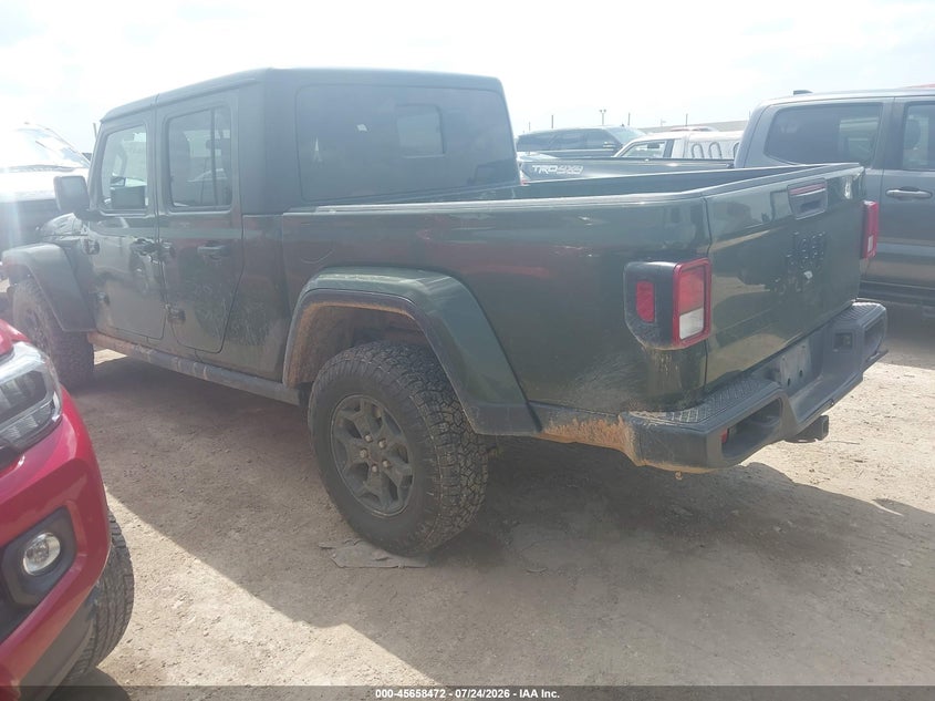 Vin: 1c6hjtagxnl176810, lot: 46157044, jeep gladiator willys 4x4 20223