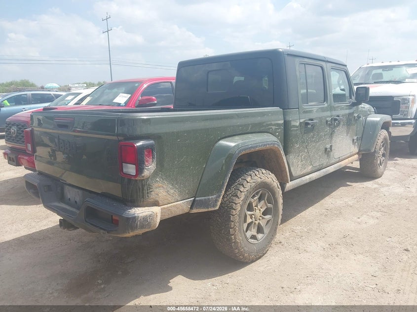 Vin: 1c6hjtagxnl176810, lot: 46157044, jeep gladiator willys 4x4 20224