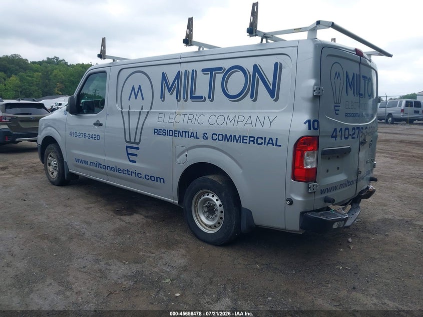 Vin: 1n6bf0ky0jn801653, lot: 46157050, nissan nv cargo nv2500 hd s v6 20183