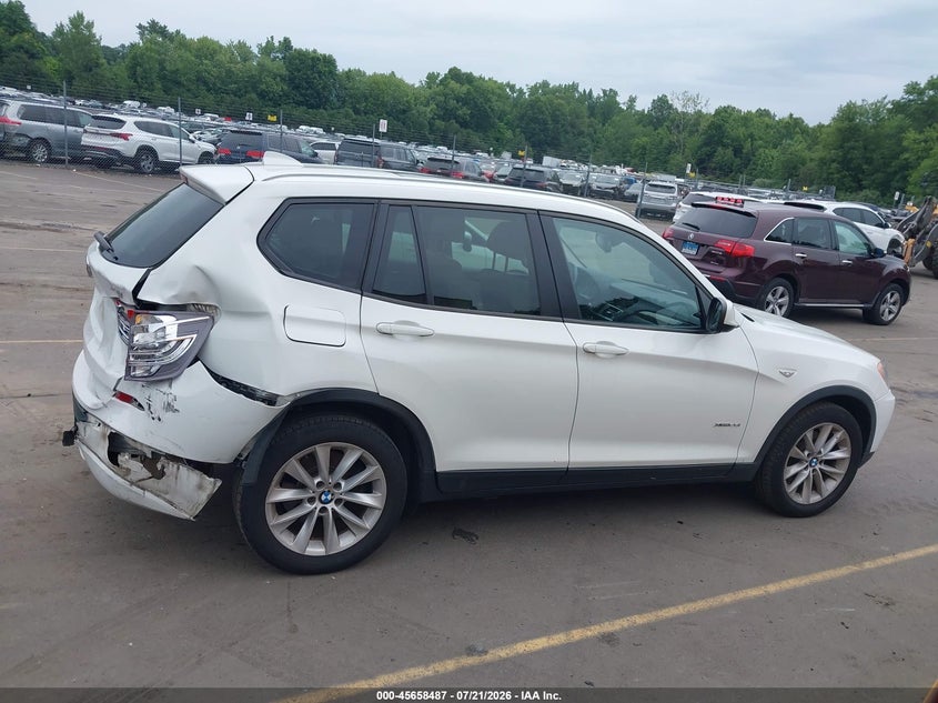 2014 BMW X3 xDrive28I VIN: 5UXWX9C55E0D19646 Lot: 45658487