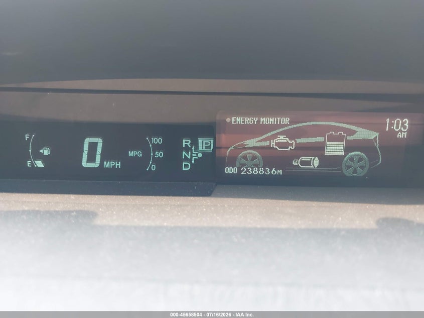 2010 TOYOTA PRIUS auction photo 7