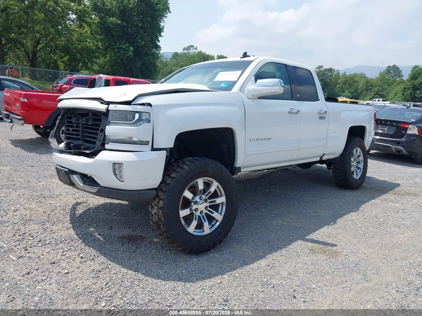 2018 Chevrolet Silverado, Front & Rear, IAAI, VIN 1GCVKREC0JZ296450 — photo 2