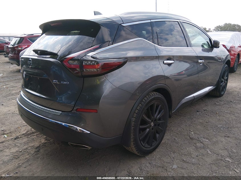 Vin: 5n1az2cs8nc109147, lot: 46157080, nissan murano sl intelligent awd 20224