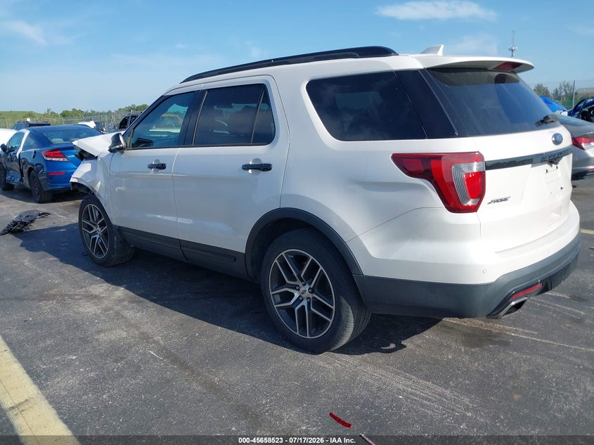 Vin: 1fm5k8gt5hgd78733, lot: 46157095, ford explorer sport 20173