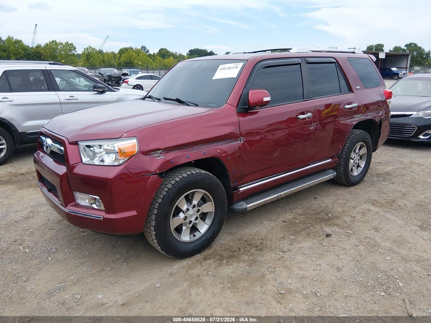 Vin: jtebu5jr9b5051604, lot: 46157101, toyota 4runner sr5 v6 20112