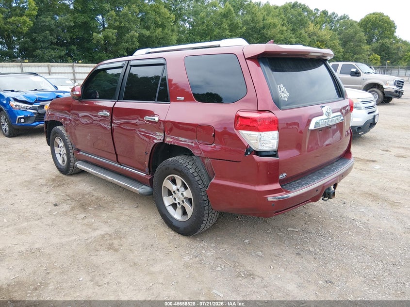 Vin: jtebu5jr9b5051604, lot: 46157101, toyota 4runner sr5 v6 20113