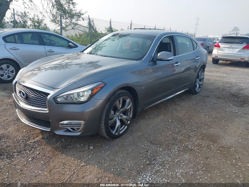 Vin: jn1by1pr4jm370263, lot: 46157108, infiniti q70l 3.7x luxe 20182