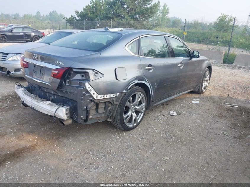 Vin: jn1by1pr4jm370263, lot: 46157108, infiniti q70l 3.7x luxe 20184