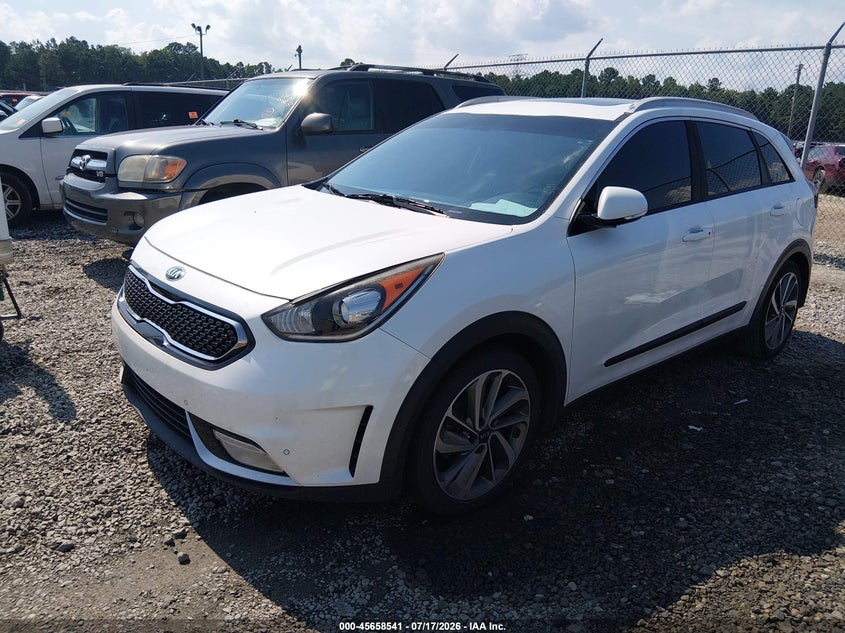 Vin: kndce3lc5h5047996, lot: 46157113, kia niro touring 20172
