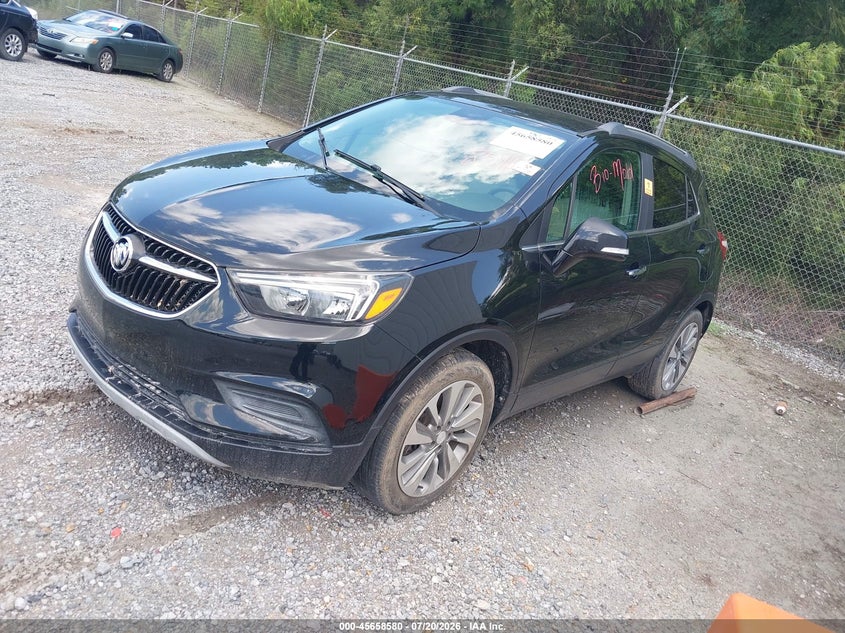 Vin: kl4cjasb4kb738772, lot: 46157152, buick encore fwd preferred 20192
