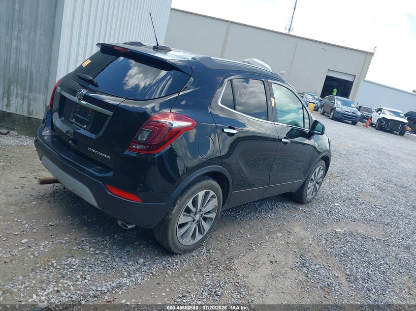Vin: kl4cjasb4kb738772, lot: 46157152, buick encore fwd preferred 20194