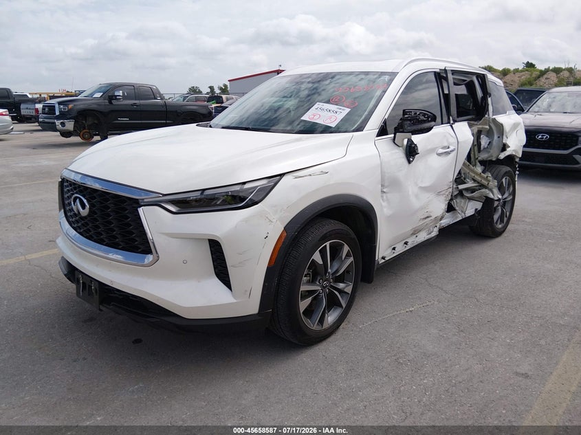 2025 Infiniti Qx60 Luxe VIN: 5N1AL1FR3SC347455 Lot: 45658587