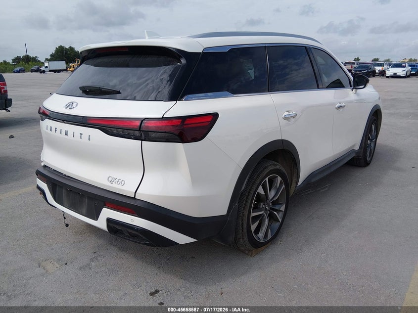 2025 Infiniti Qx60 Luxe VIN: 5N1AL1FR3SC347455 Lot: 45658587
