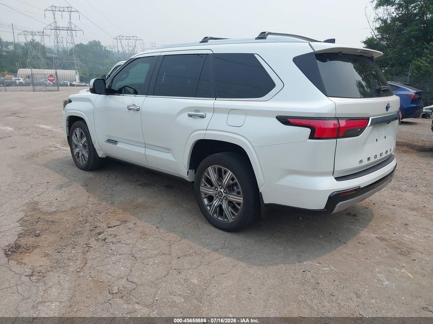 Vin: 7svaaaba9px018761, lot: 46157258, toyota sequoia capstone 20233