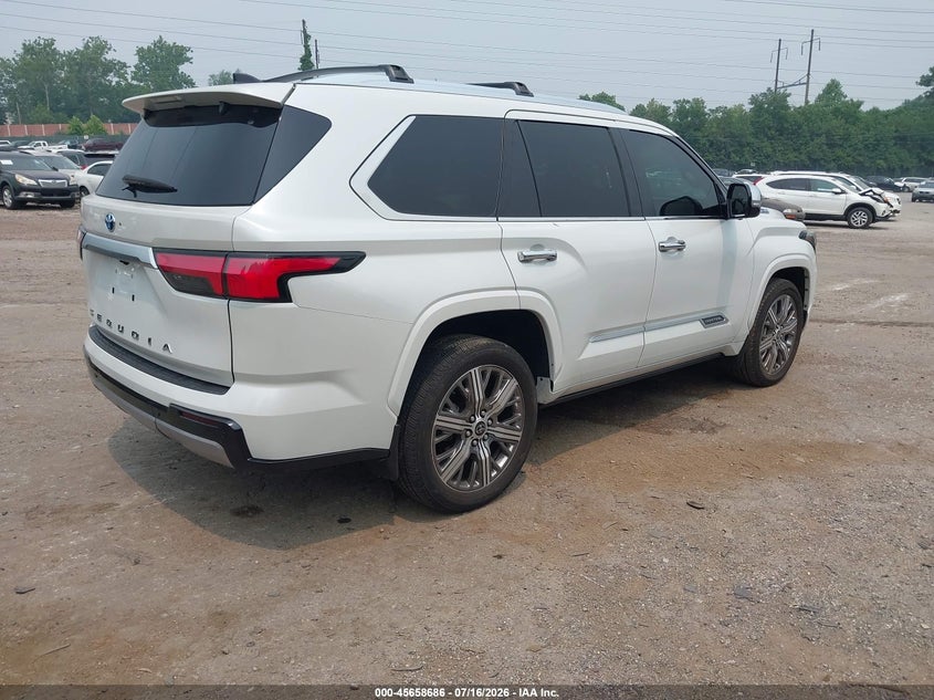 Vin: 7svaaaba9px018761, lot: 46157258, toyota sequoia capstone 20234