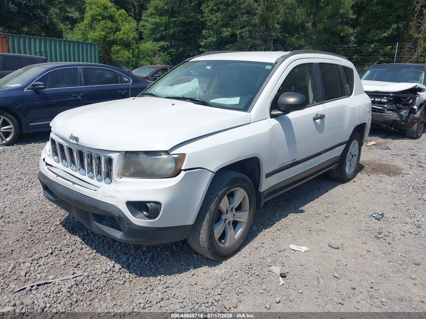 Vin: 1c4njcbb3ed722114, lot: 46157288, jeep compass sport 20142