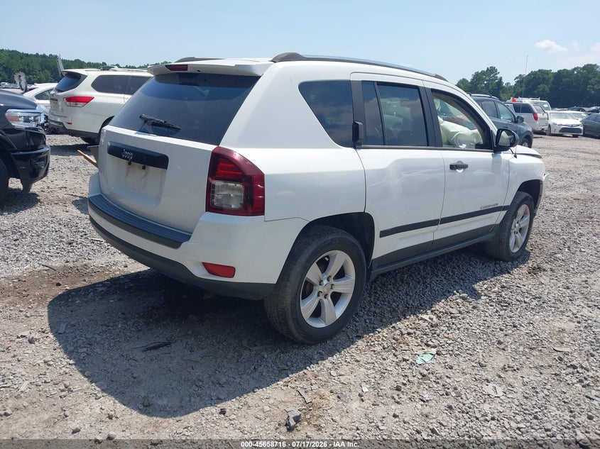 Vin: 1c4njcbb3ed722114, lot: 46157288, jeep compass sport 20144