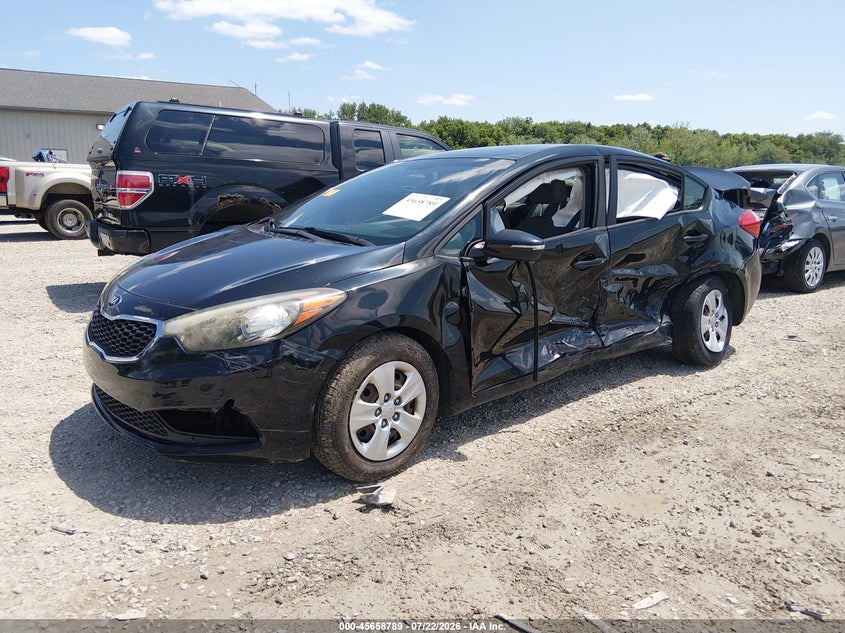 Vin: knafx4a6xg5498119, lot: 46157361, kia forte lx 20162