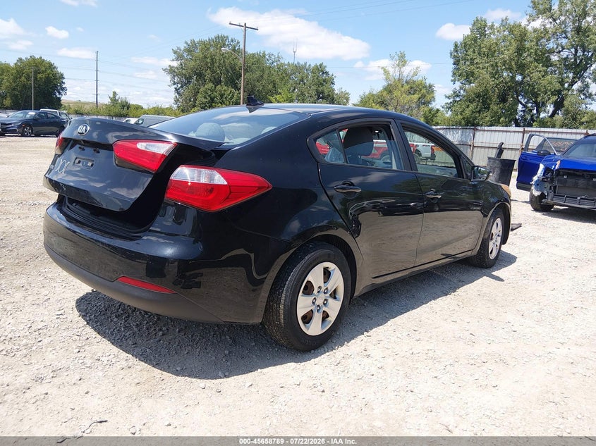 Vin: knafx4a6xg5498119, lot: 46157361, kia forte lx 20164
