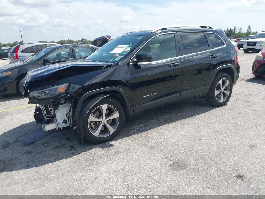 2021 Jeep Cherokee, Front End, IAAI, VIN 1C4PJMDX9MD207219 — photo 2