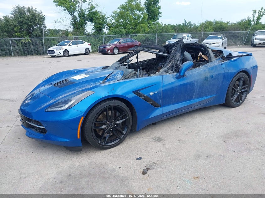 Vin: 1g1ym2d76e5134928, lot: 46157377, chevrolet corvette stingray z51 20142