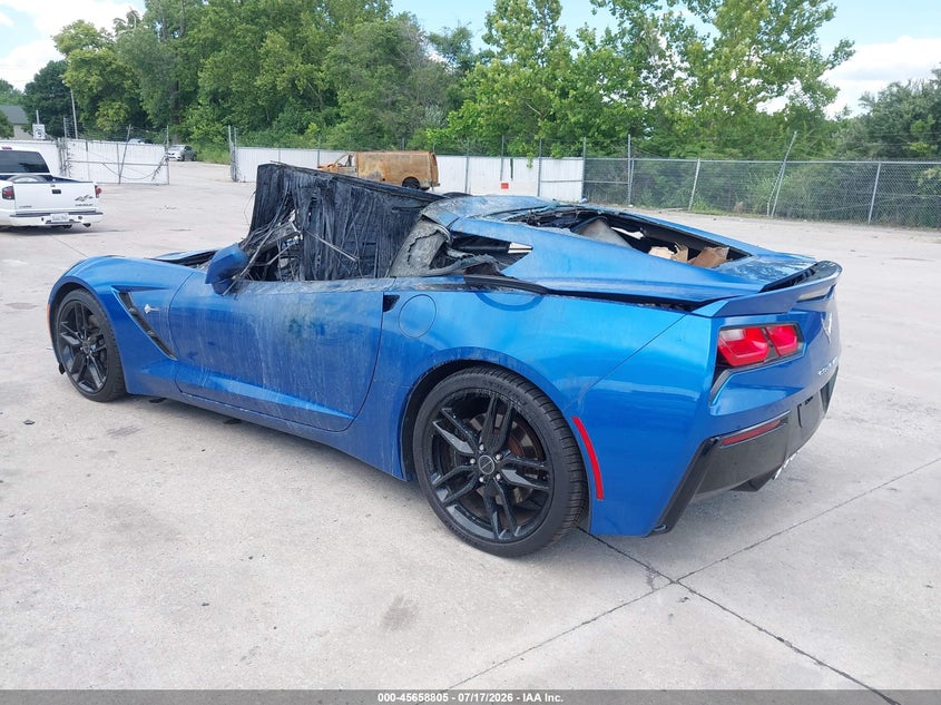 Vin: 1g1ym2d76e5134928, lot: 46157377, chevrolet corvette stingray z51 20143