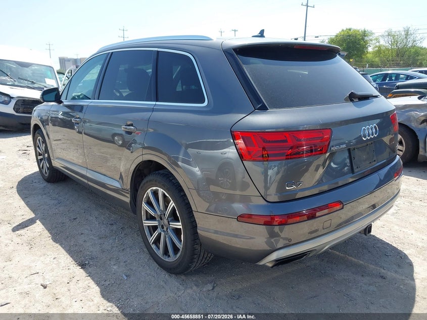 Vin: wa1laaf77jd034865, lot: 46157423, audi q7 3.0t premium 20183