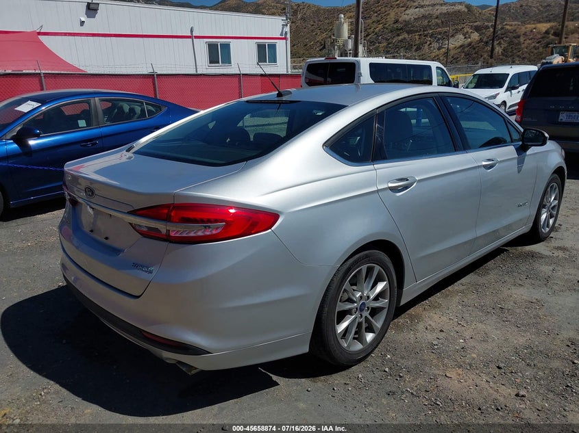 Vin: 3fa6p0uu2hr330789, lot: 46157446, ford fusion hybrid s 20174