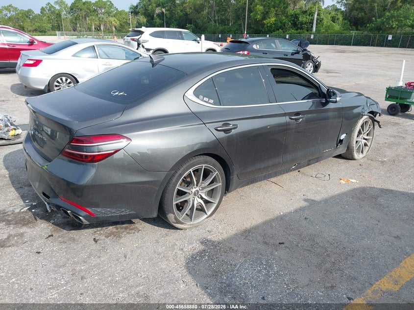 Vin: kmtg34taxpu116148, lot: 46157452, genesis g70 2.0t rwd 20234