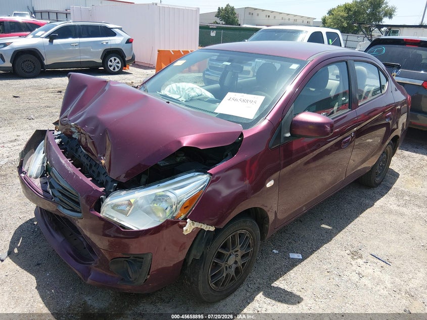 2018 Mitsubishi Mirage G4 Es VIN: ML32F3FJ4JHF10563 Lot: 45658895