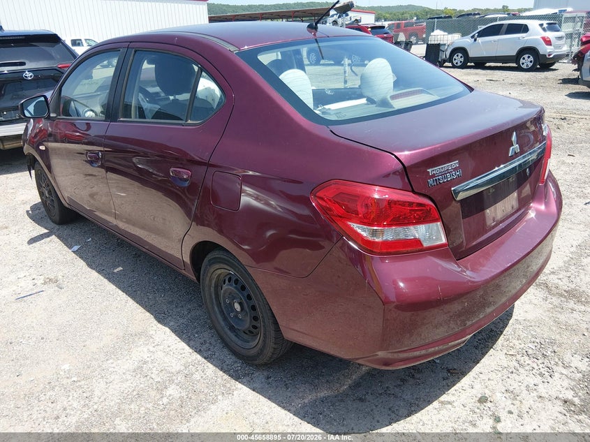 2018 Mitsubishi Mirage G4 Es VIN: ML32F3FJ4JHF10563 Lot: 45658895