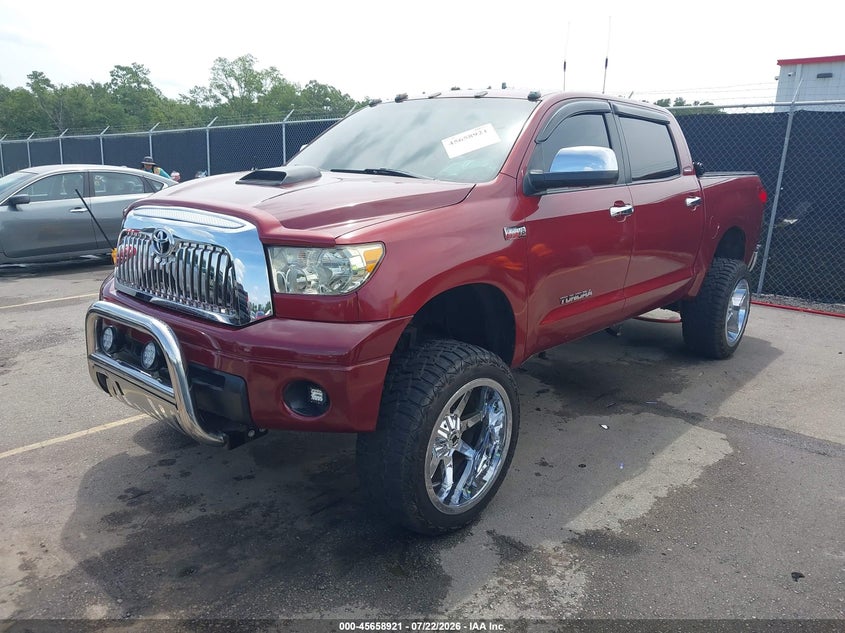 2007 Toyota Tundra, Удар сзади, IAAI, VIN 5TBDV58137S459441 — фото 2