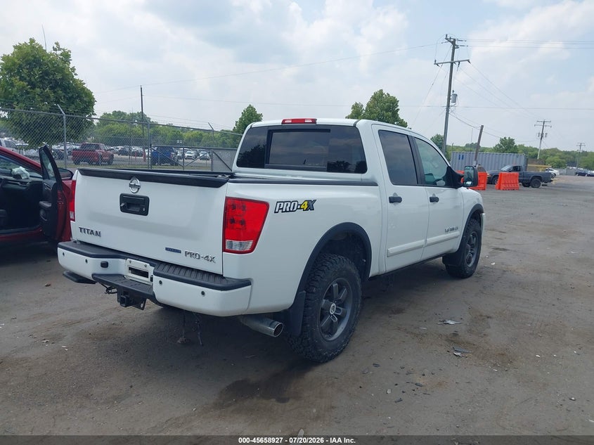Vin: 1n6ba0ec4dn304074, lot: 46157499, nissan titan pro-4x 20134