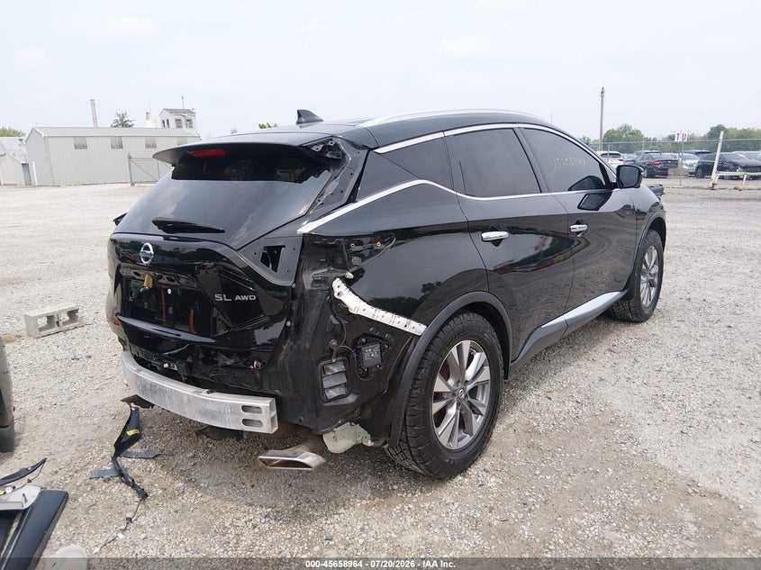 2018 Nissan Murano Sl VIN: 5N1AZ2MH8JN177210 Lot: 45658964