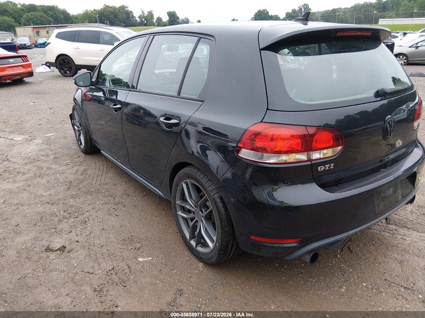 Vin: wvwhd7aj8dw043625, lot: 46157543, volkswagen gti 4-door 20133