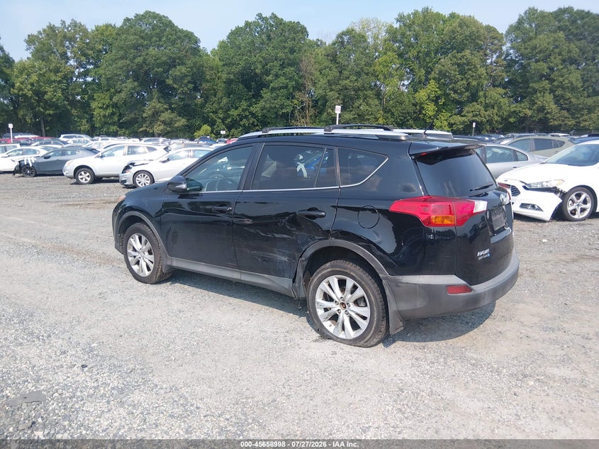 Vin: 2t3dfrev5fw408605, lot: 46157570, toyota rav4 limited 20153