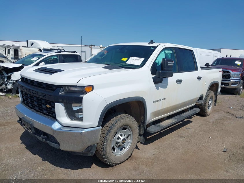 Vin: 2gc1yle75p1707162, lot: 46157587, chevrolet silverado 2500hd 4wd  standard bed wt 20232