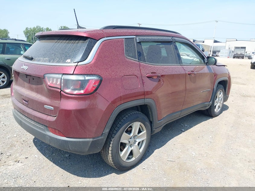 2022 Jeep Compass Latitude 4X4 VIN: 3C4NJDBB0NT101896 Lot: 45659023