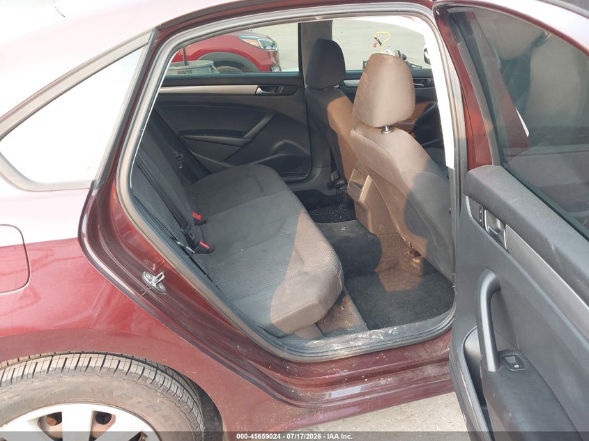 2013 Volkswagen Passat 2.5L S VIN: 1VWAP7A30DC056071 Lot: 45659024