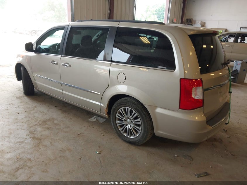 Vin: 2c4rc1cg2dr510634, lot: 46157648, chrysler town & country touring-l 20133