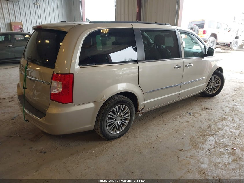 Vin: 2c4rc1cg2dr510634, lot: 46157648, chrysler town & country touring-l 20134