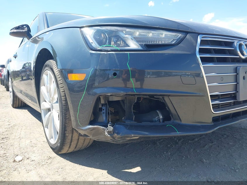 2017 Audi A4 Premium VIN: WAUGNAF40HN007834 Lot: 45659097