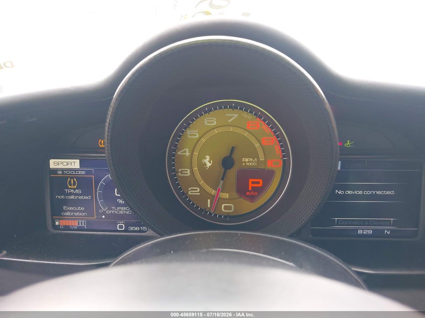 2019 Ferrari 488 Spider VIN: ZFF80AMA4K0245903 Lot: 45659115