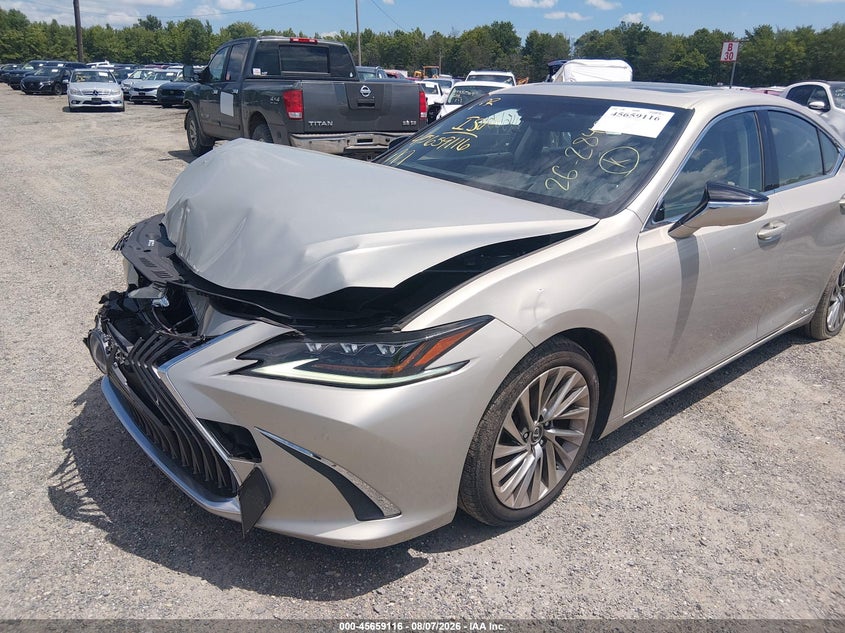 2019 LEXUS ES SEDAN 2.5L I-4 DI, DOHC, VVT, 176HP